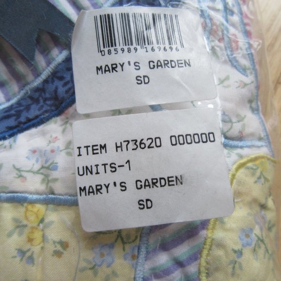 MARY'S GARDEN COLLECTIBLE QUILT/NUMBERED/FLORAL/NO SIZE/TWIN?/NEW! - Picture 4 of 7